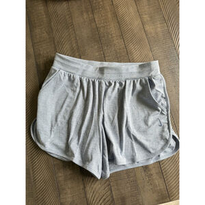 Nike Dri Fit Pull On Shorts Size L Blue Stripe with Pockets